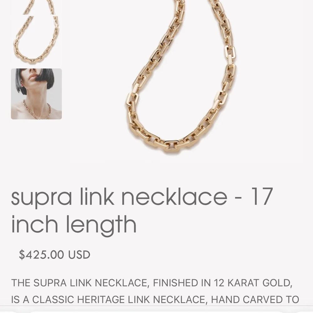 Chain Link Necklace - Picture 5 of 5